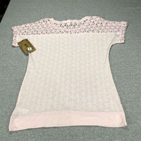 Ruff Hewn Shirt Blouse Top Pink Women's Small Cottage Core Granny Core Tops - Picture 4 of 10